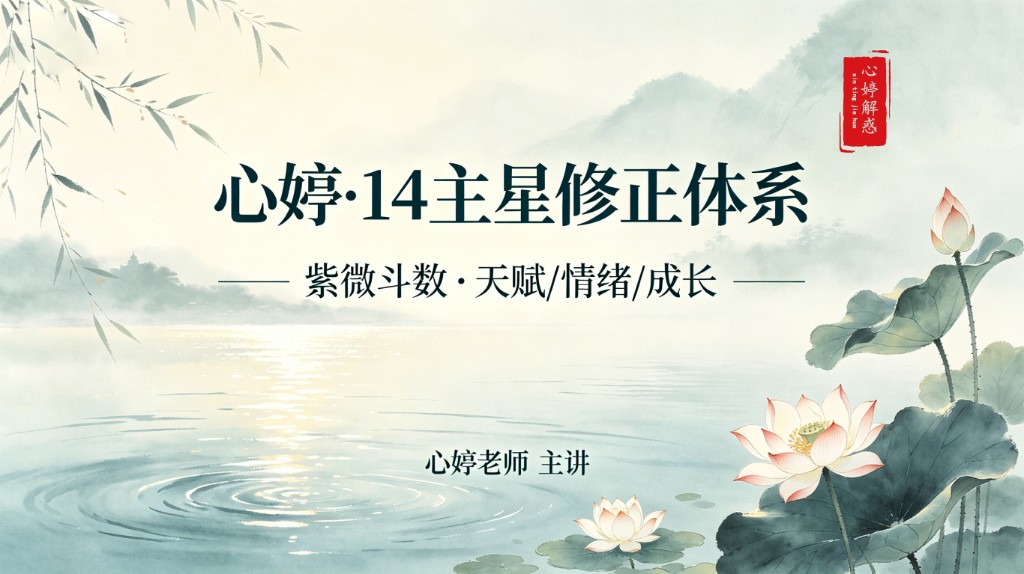 公开课预览图：心婷·十四主星修正课