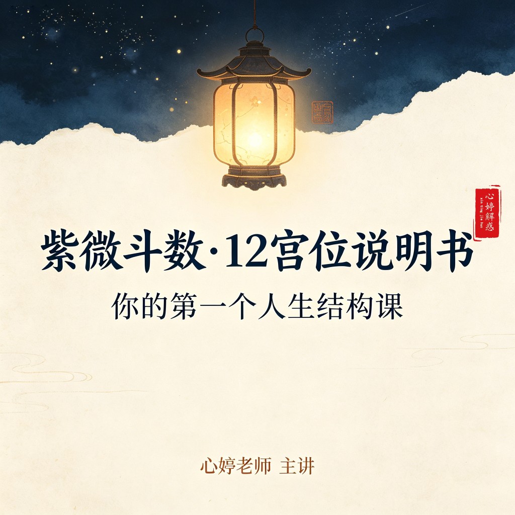 紫微斗数·12宫位说明书——你的第一个人生结构课 封面