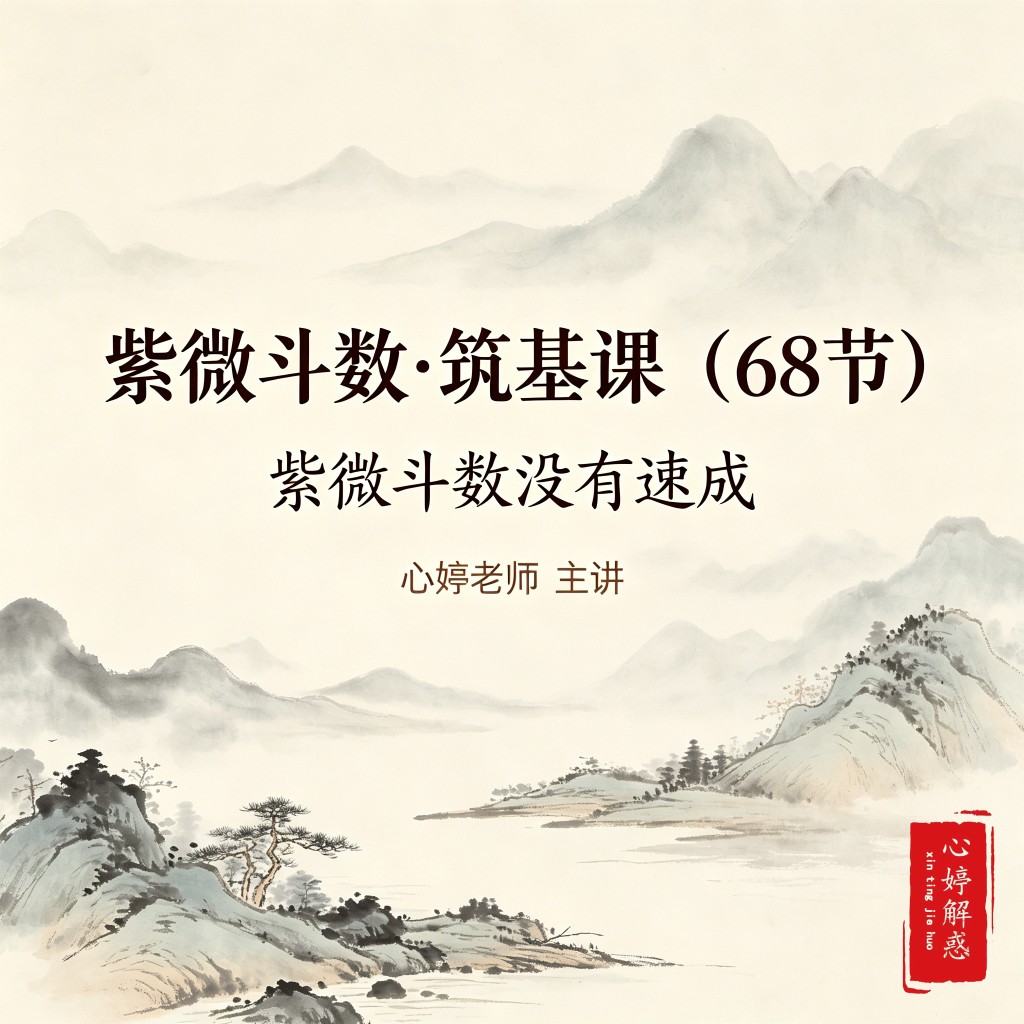 公开课预览图：紫微斗数系统筑基课